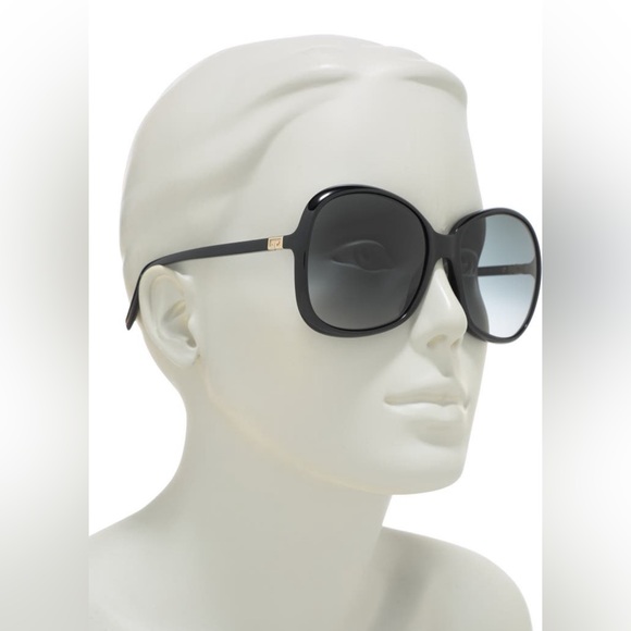 Givenchy Accessories - Givenchy 60mm round black sunglasses